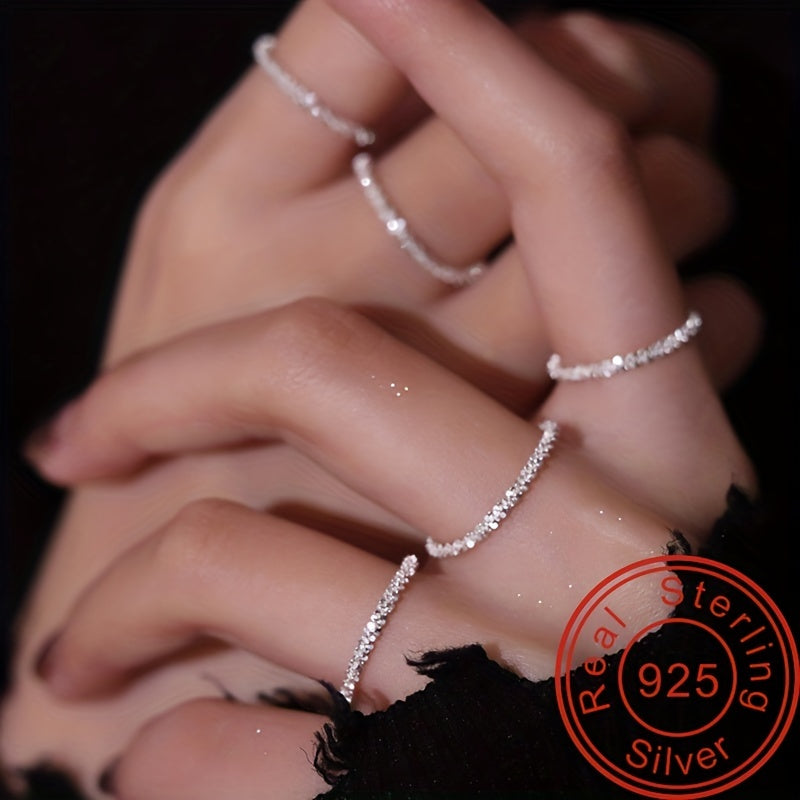 Silver Narrow Ring 18k Gold Plated