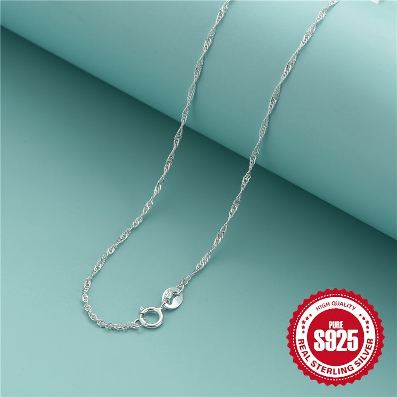 Sterling Silver Dainty Chain Necklace