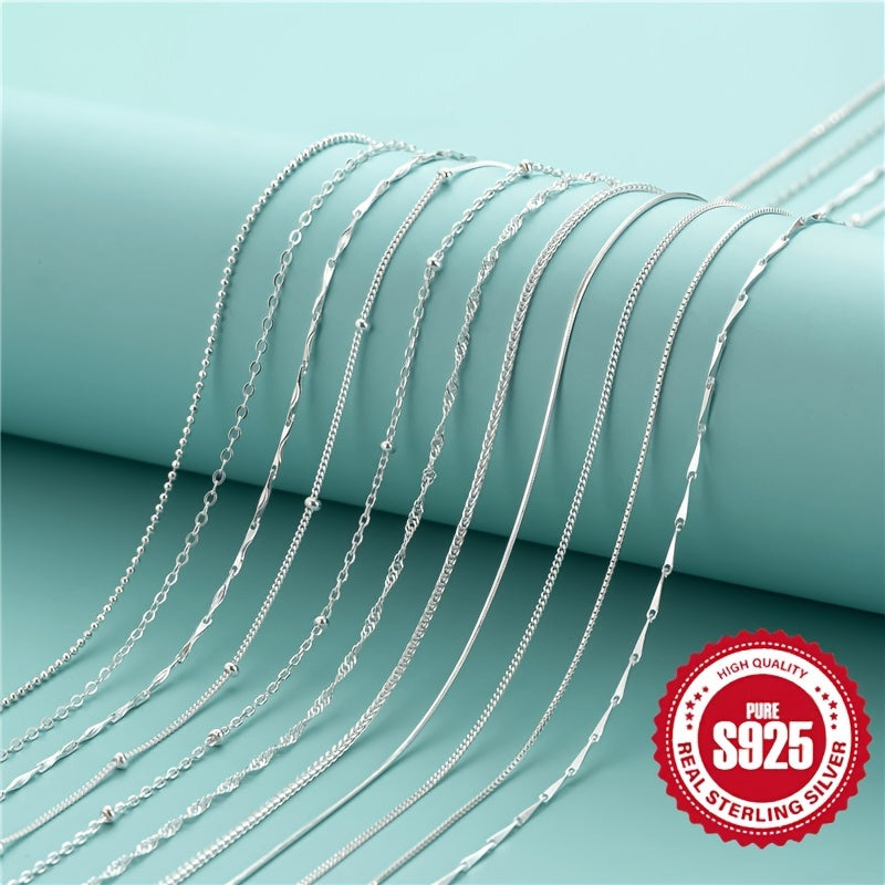 Sterling Silver Dainty Chain Necklace