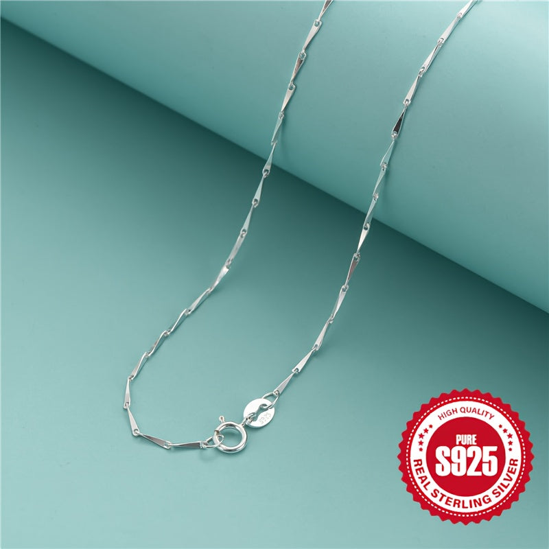Sterling Silver Dainty Chain Necklace