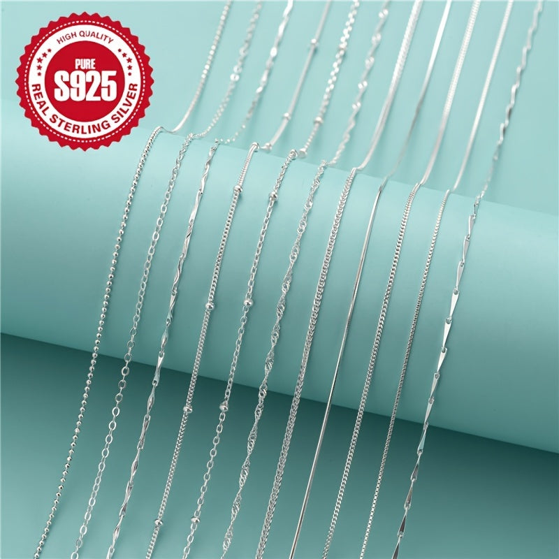 Sterling Silver Dainty Chain Necklace