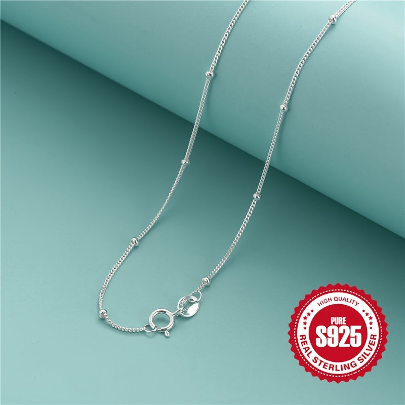 Sterling Silver Dainty Chain Necklace